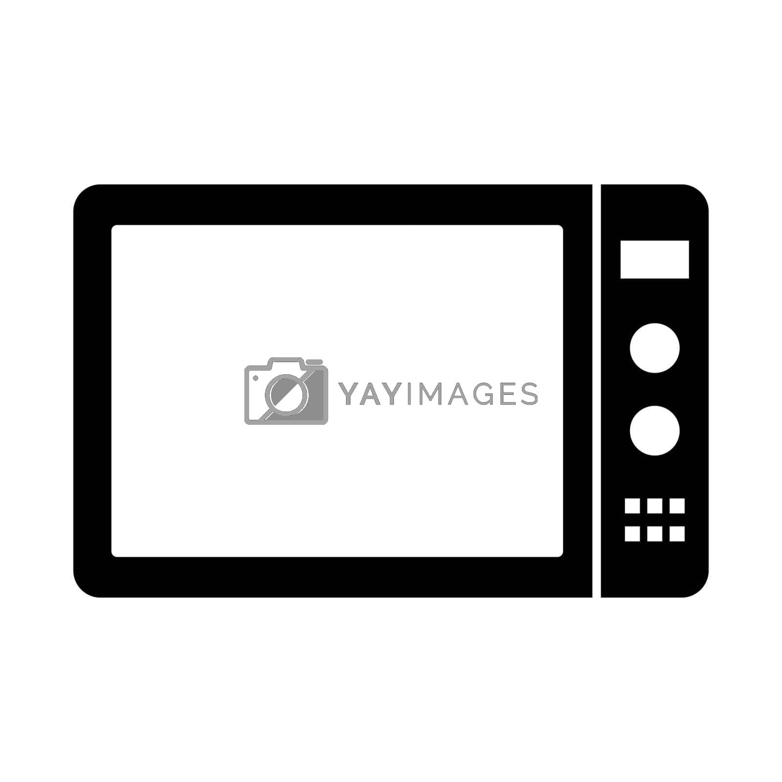 Royalty free image of Microwave Oven icon. Appliance Icon. Vector. by illust_monster