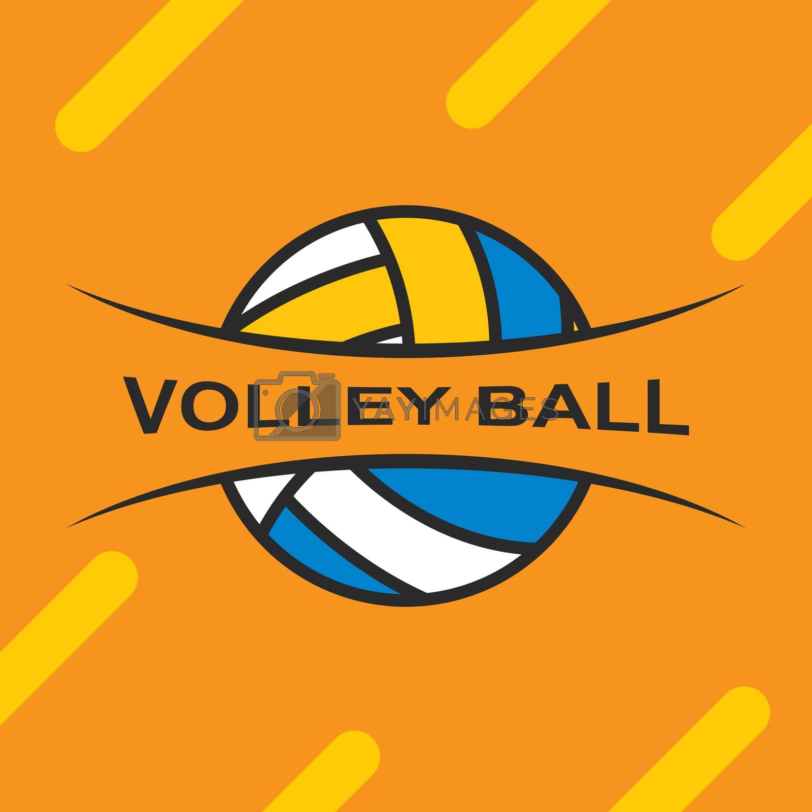 Royalty free image of Volley ball logo vector by awk