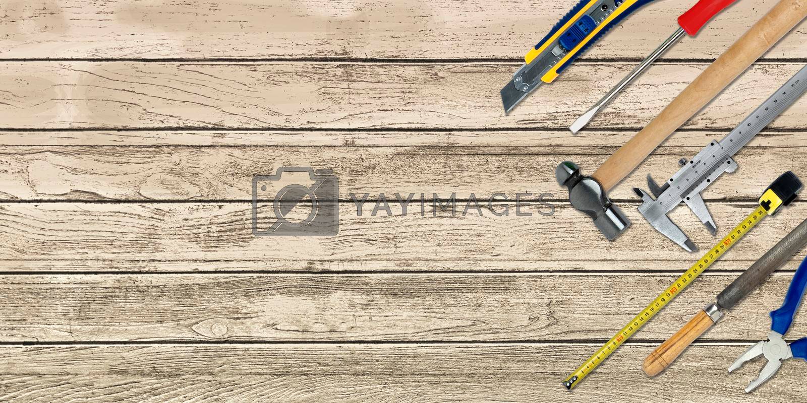 Royalty free image of Work Tools Set by alcaproac