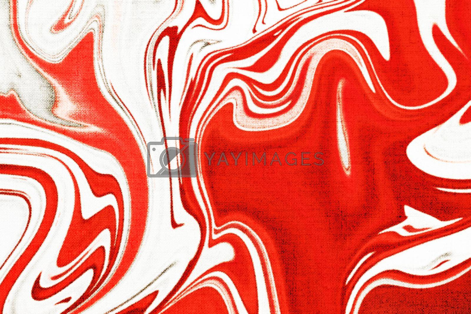Royalty free image of Marble texture textile background, abstract marbling art on canvas by Anneleven