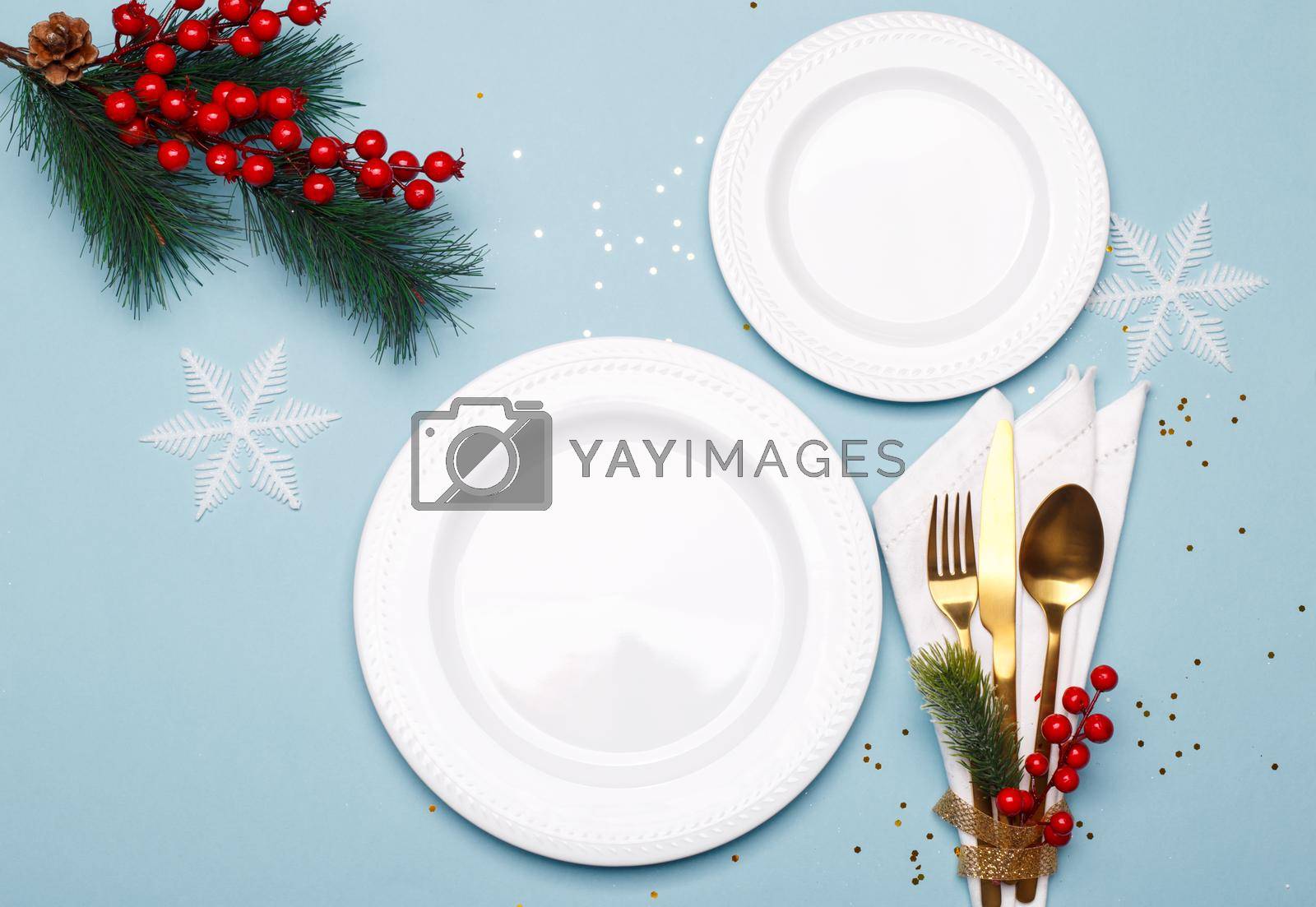 Royalty free image of Christmas or new year table by Lana_M