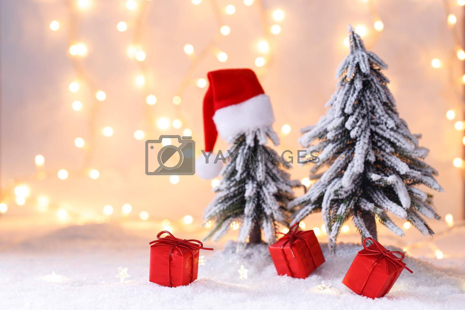 Royalty free image of Christmas or new year greeting card template by Lana_M