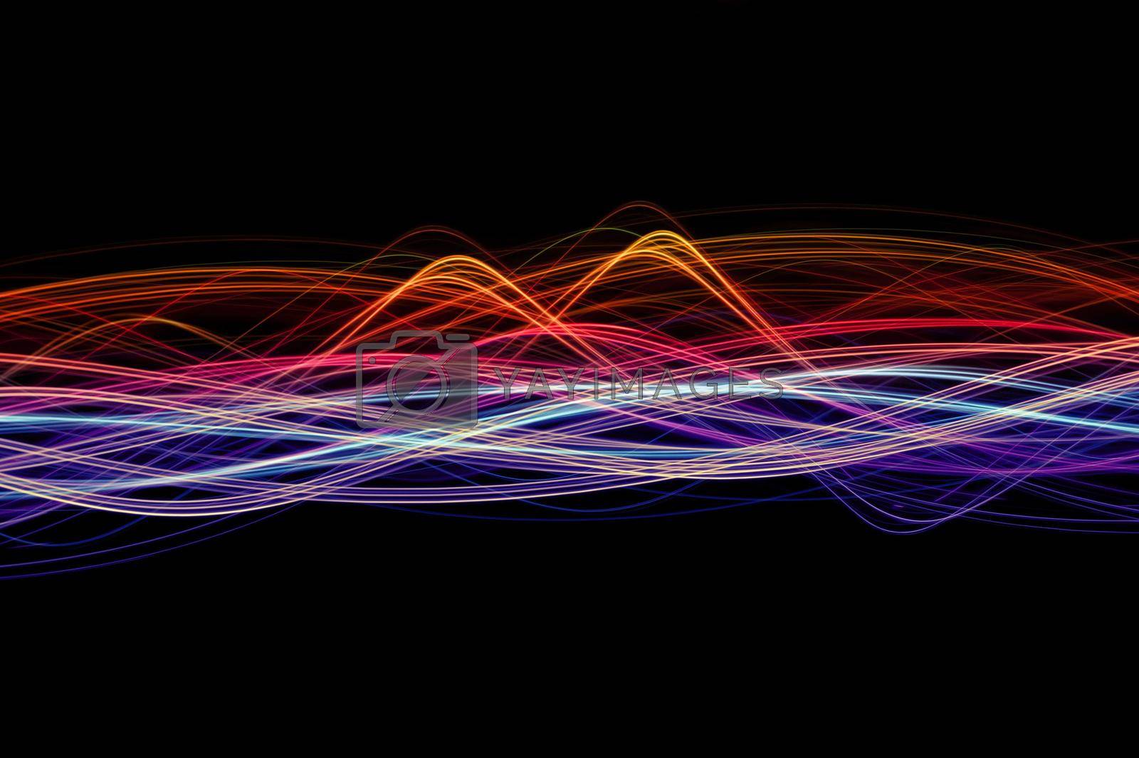 Royalty free image of audio waveforms by sanisra
