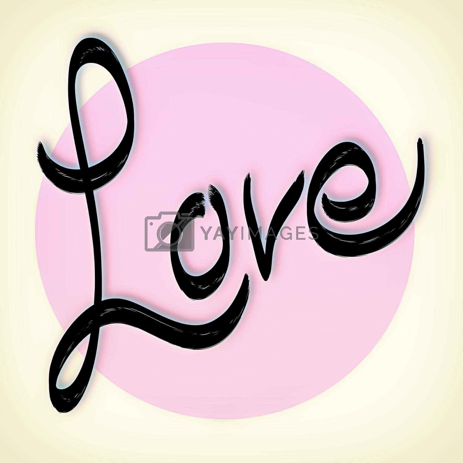 Royalty free image of Love pure and simple. A graphic illustration of messages of love. by YuriArcurs