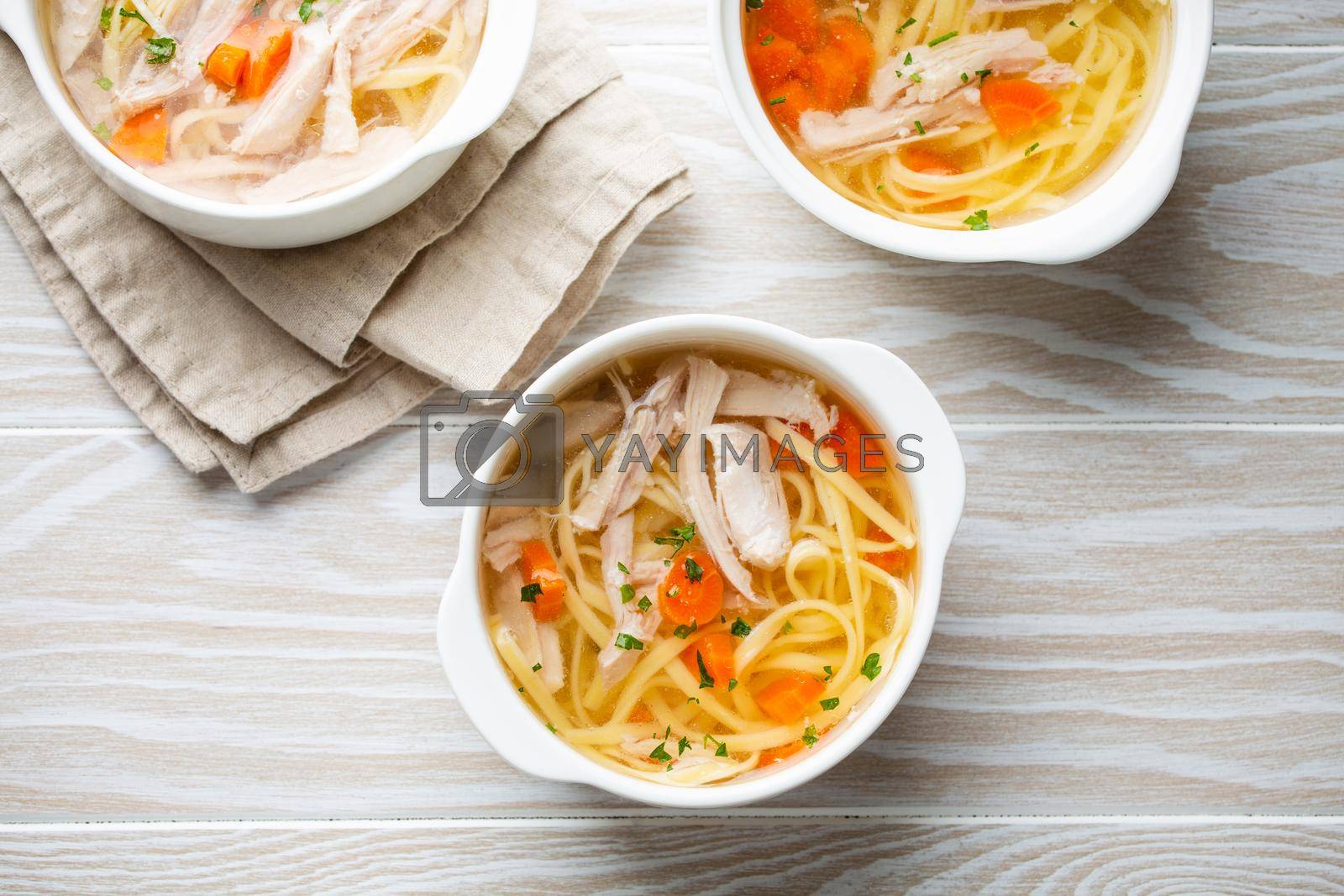 Royalty free image of Traditional chicken soup by its_al_dente