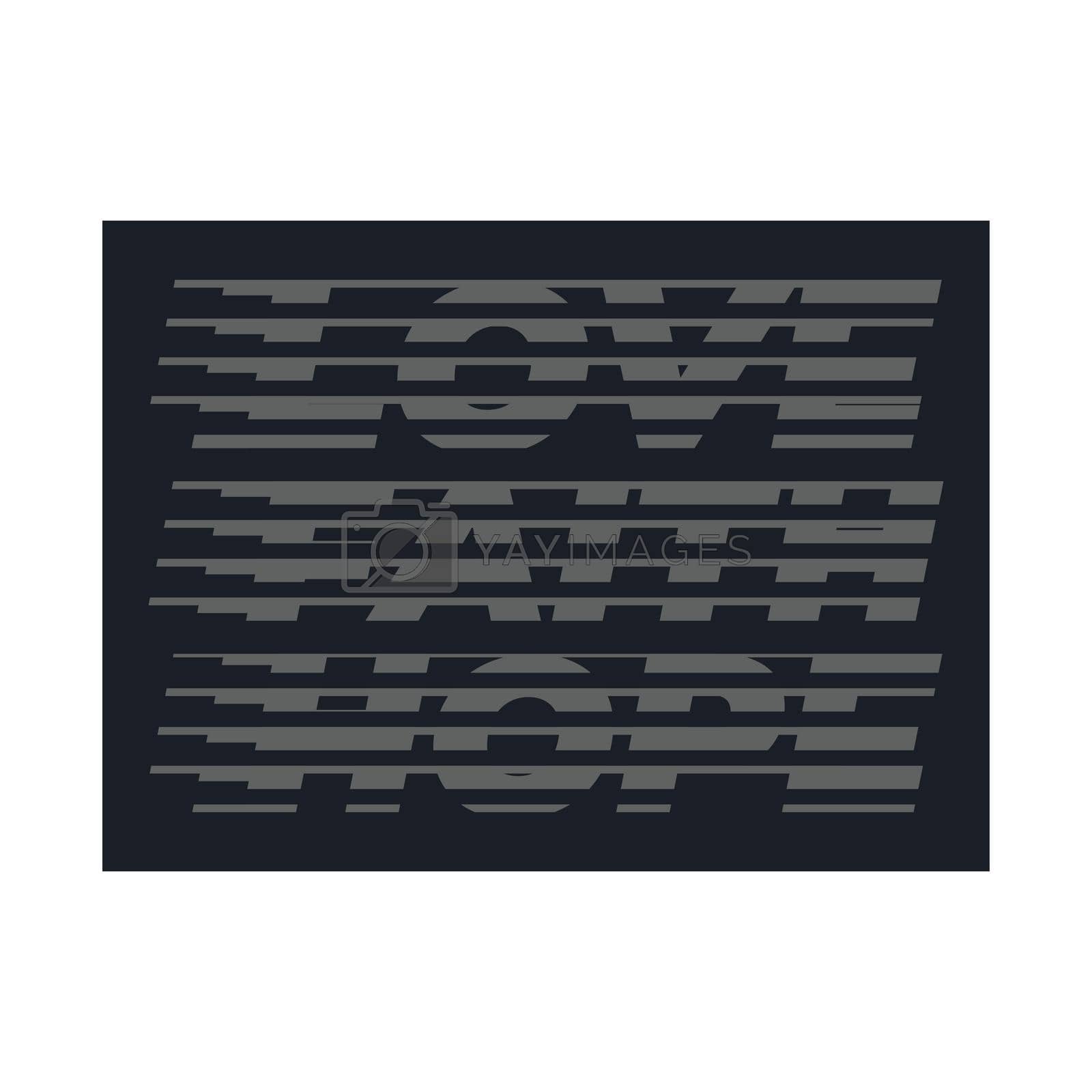 Royalty free image of Love faith hope, halftone line letter typography by Menyoen
