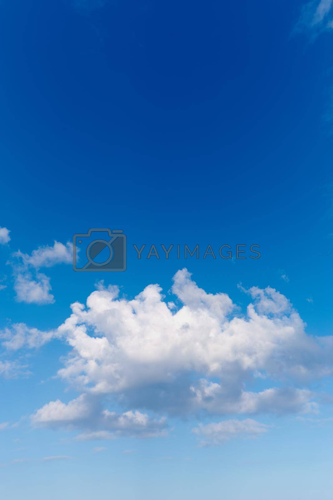 Royalty free image of A photo of white clouds and blue sky by YuriArcurs