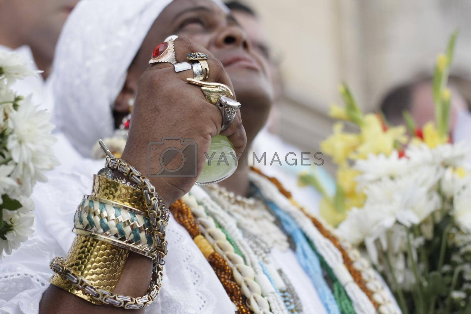 Royalty free image of procession of the wash of bonfim by joasouza