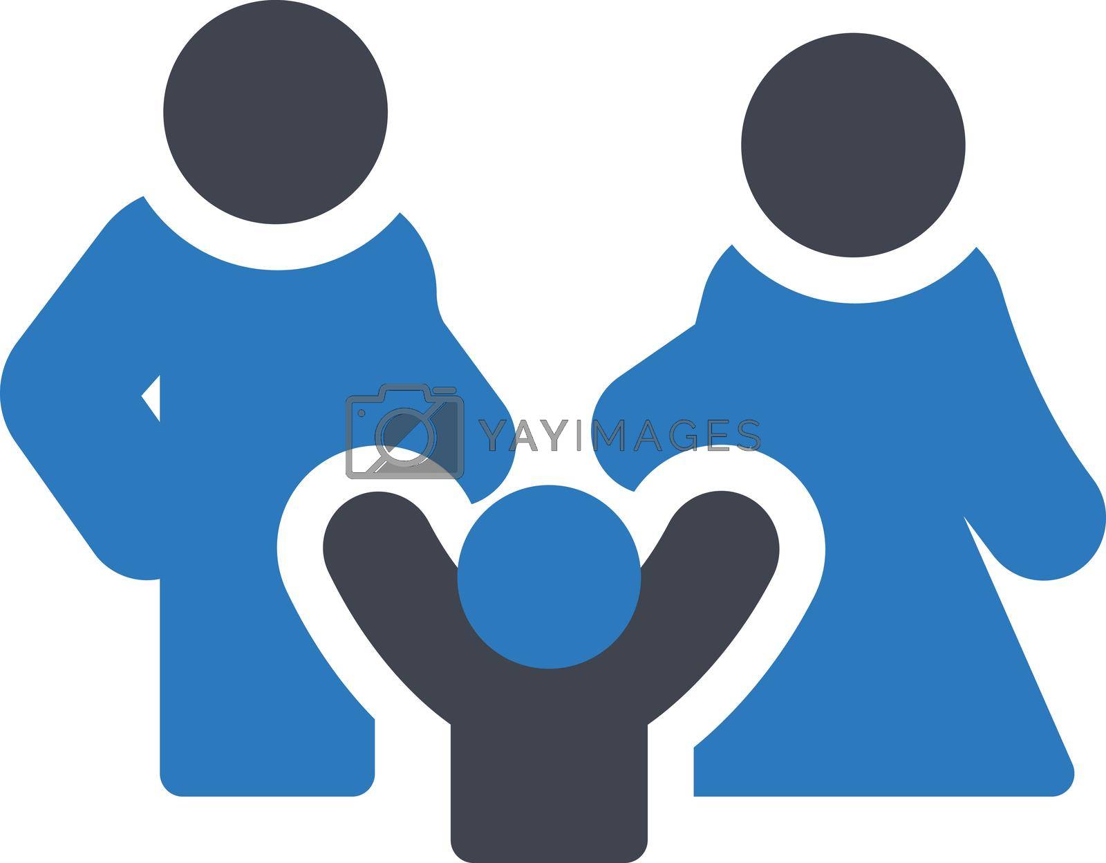 family Vector illustration on a transparent background. Premium quality symmbols. Glyphs vector icons for concept and graphic design. 


