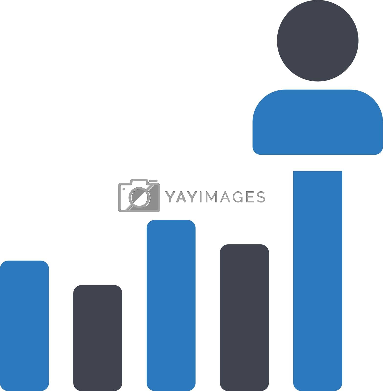 Royalty free image of  bar graph by FlaticonsDesign