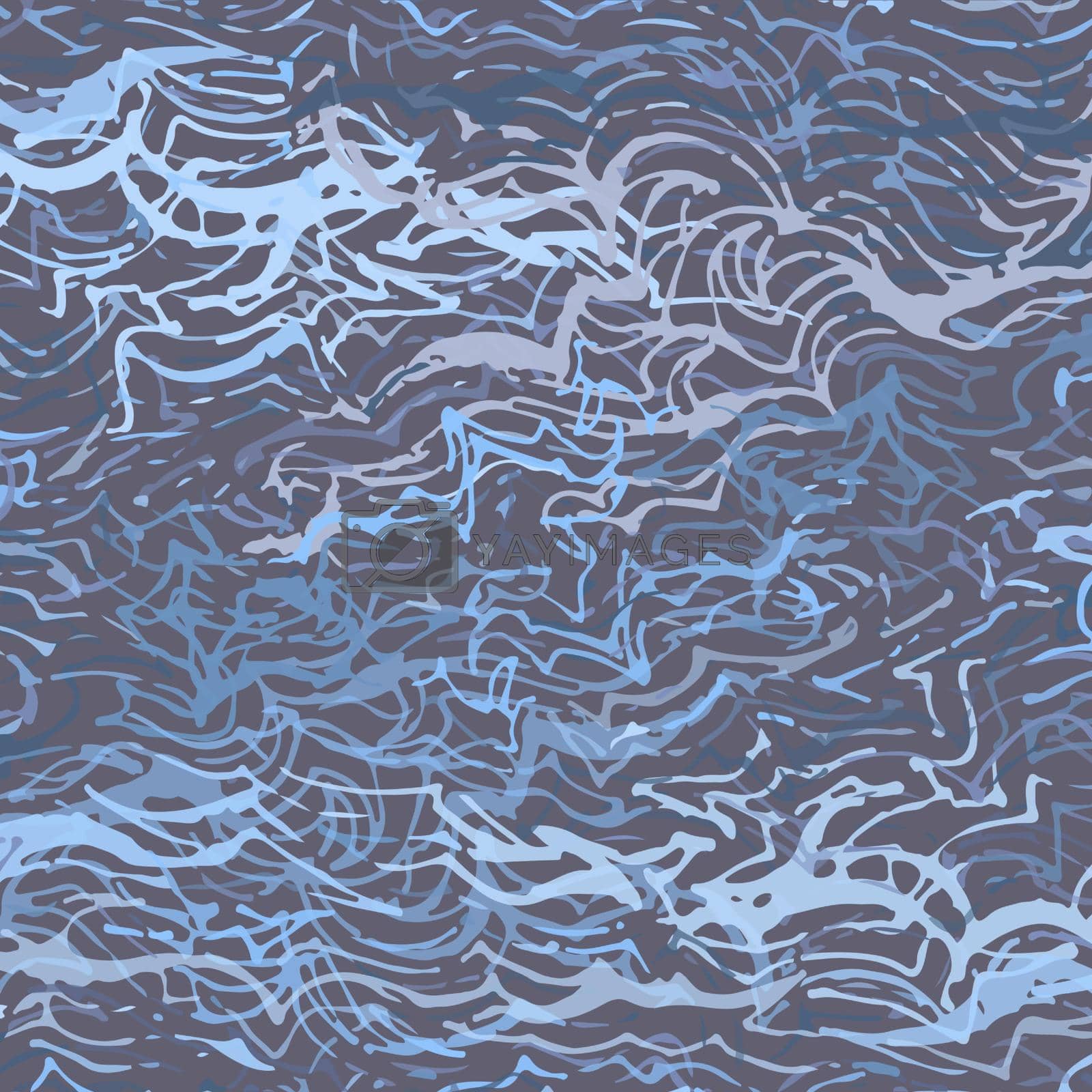 Royalty free image of Funny horizontal background of chaotic wavy lines. Multi colored patterns. by Pakaliuyeva