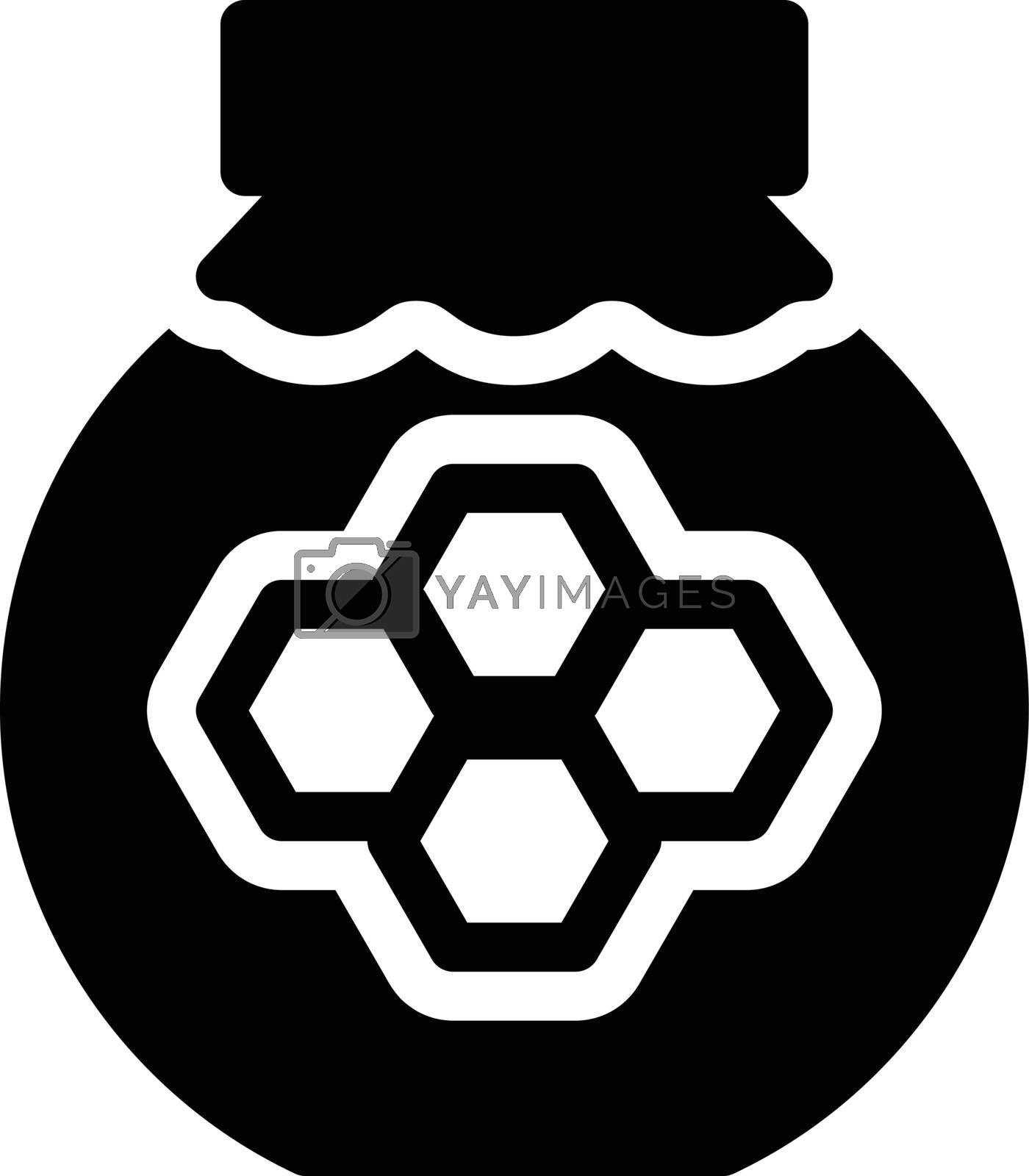 Royalty free image of honey jar by vectorstall