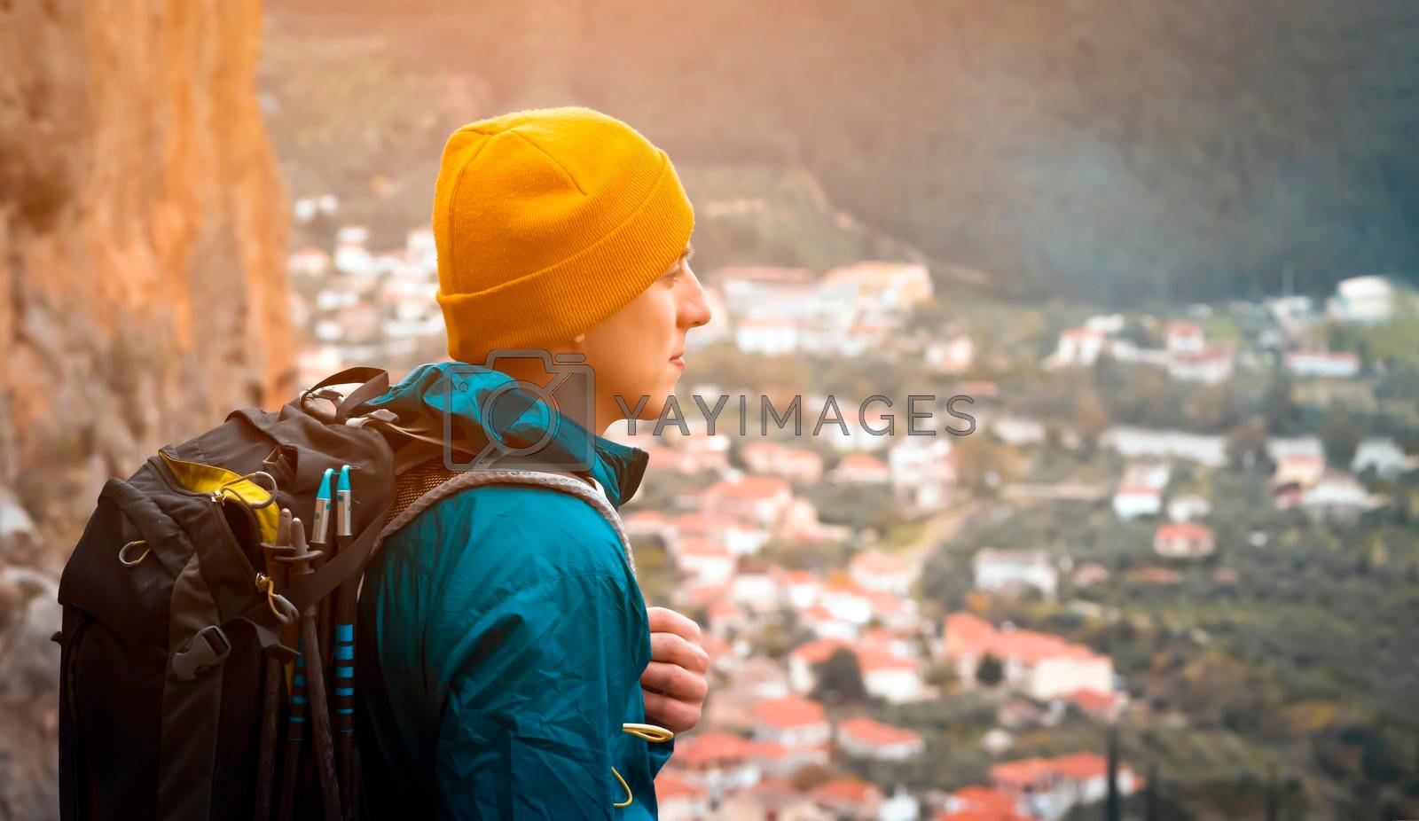 Royalty free image of Man is travelling in the Mediterranean area. by africapink