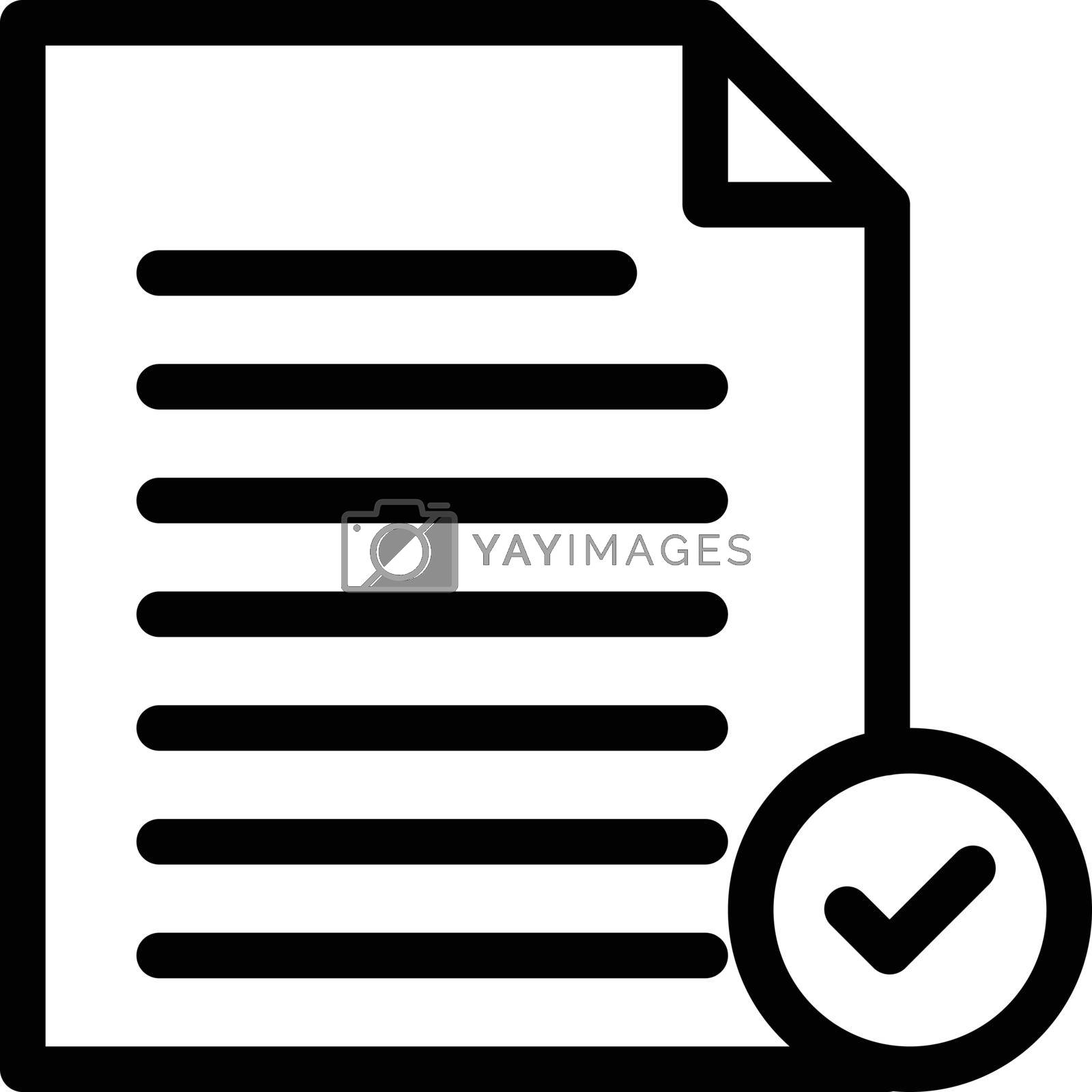 Royalty free image of document by FlaticonsDesign