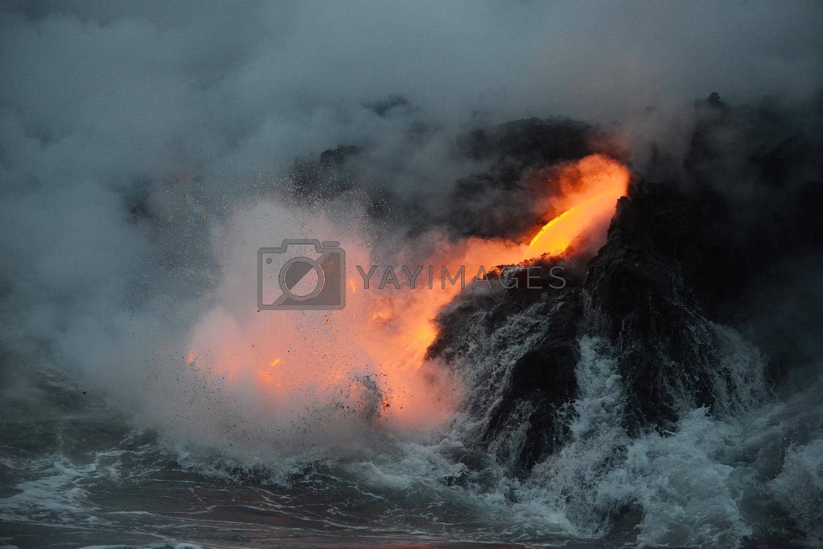 Royalty free image of Lava in Hawaii by porbital