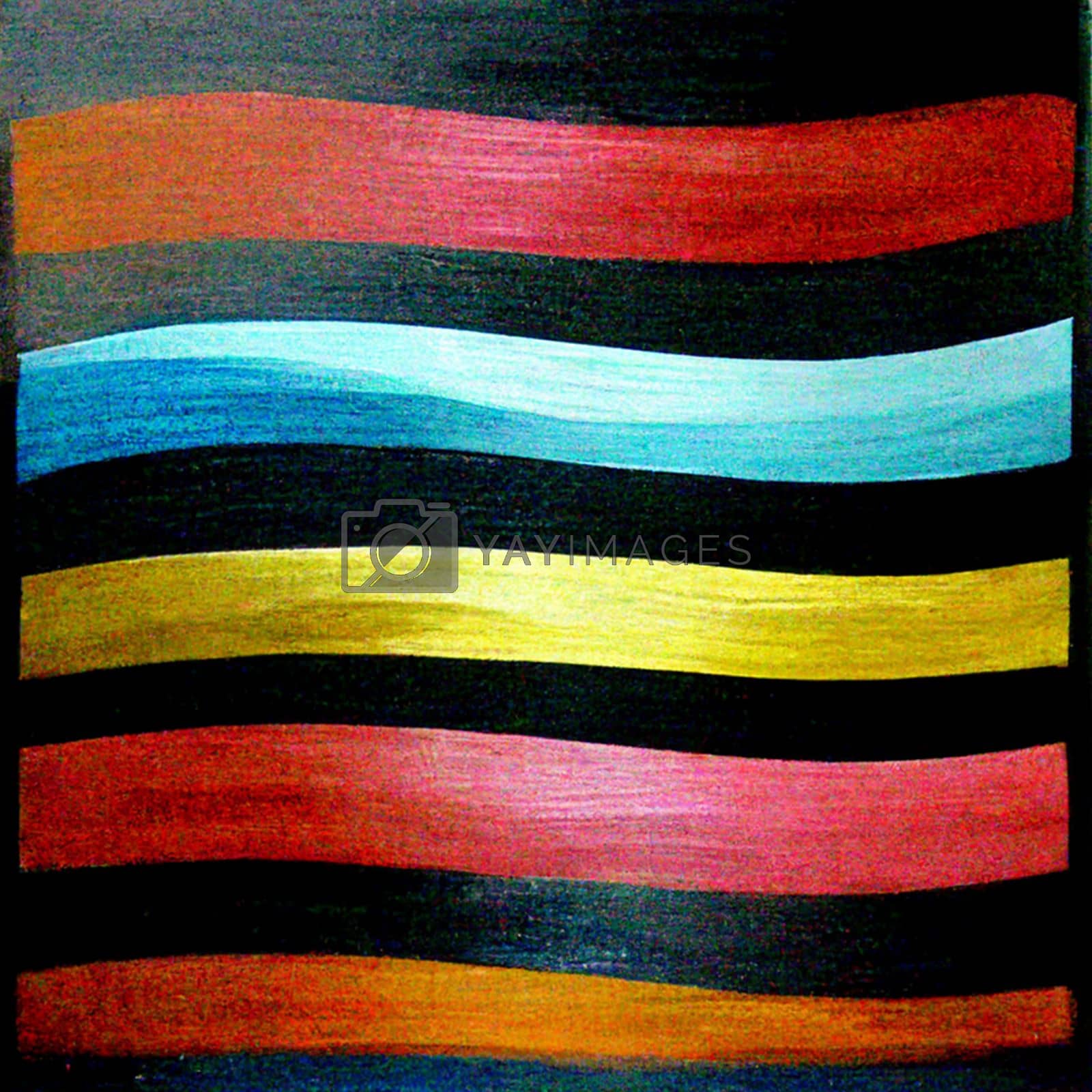 Royalty free image of Artistic abstract artwork textures lines stripe pattern design by marylooo