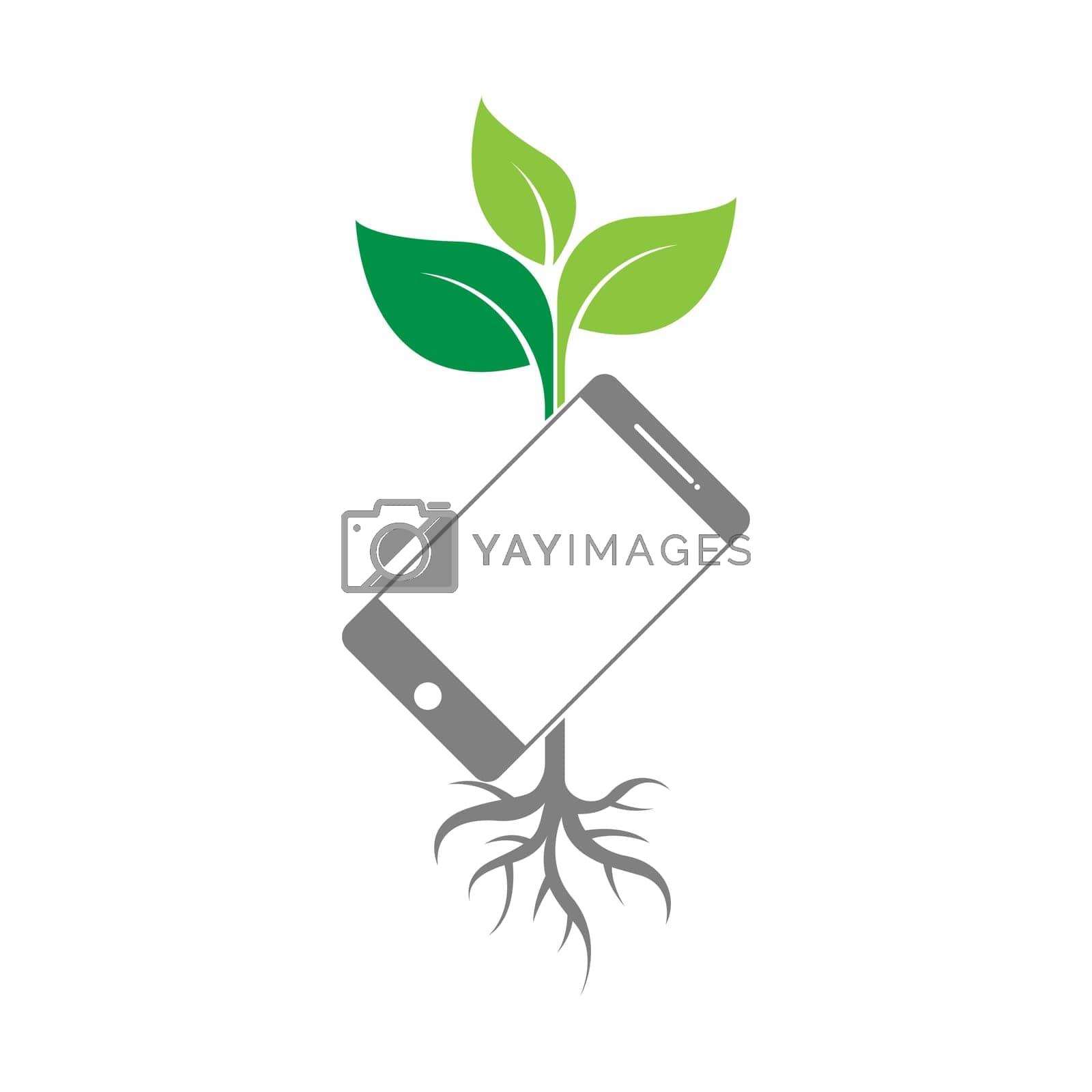 Royalty free image of Agriculture logo icon design illustration by bellaxbudhong3