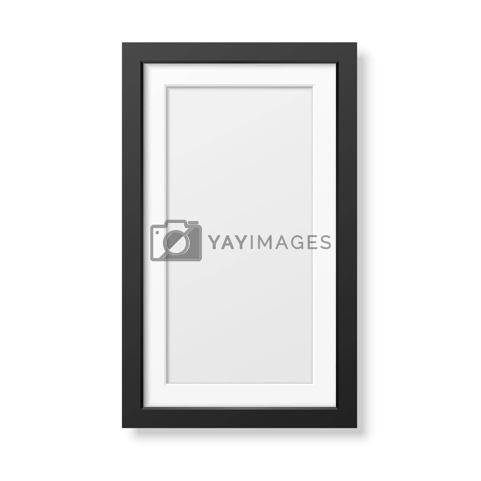 Royalty free image of Realistic black frame by Gomolach