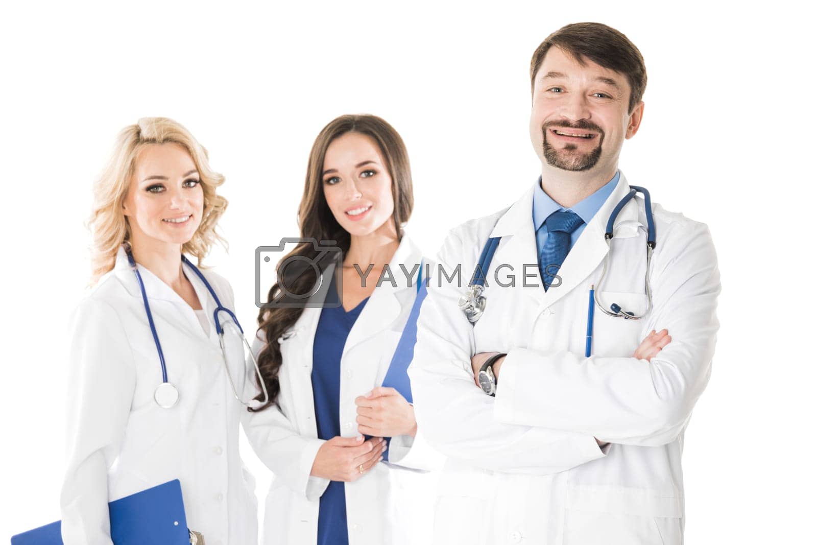 Royalty free image of Medical doctors group by Yellowj