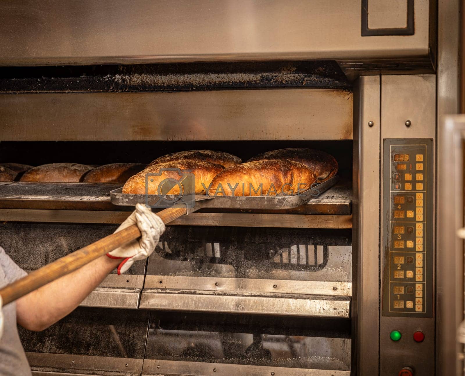 Royalty free image of Bread baking industry by grafvision