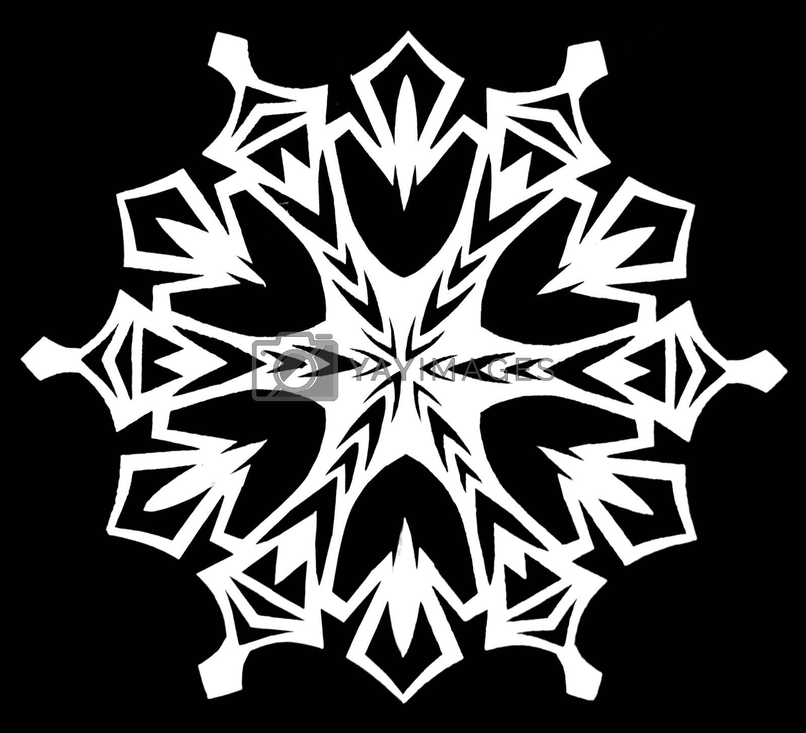Royalty free image of snowflake by marylooo