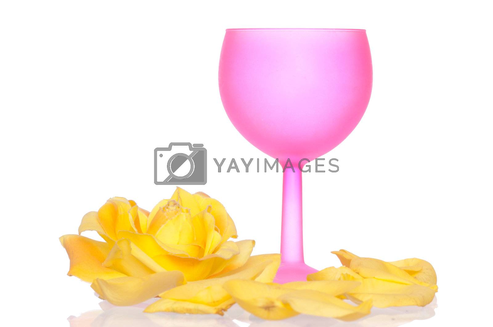 Royalty free image of wine goblet by merzavka