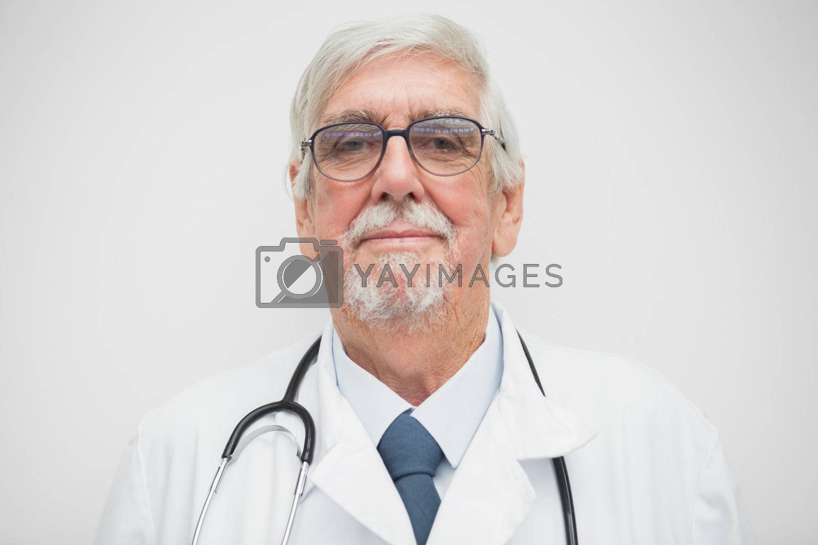 Royalty free image of Happy bearded doctor by Wavebreakmedia