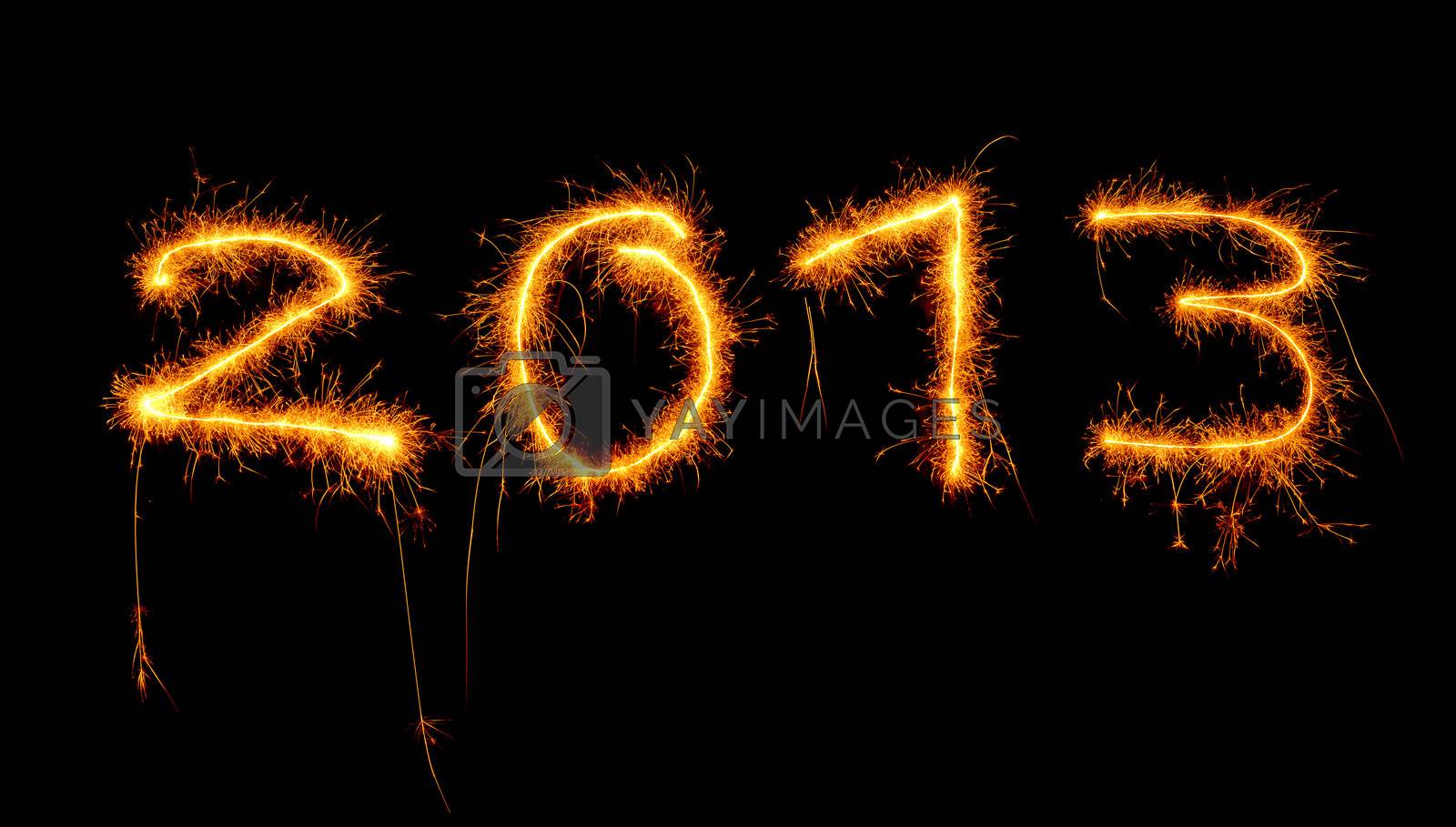 Royalty free image of 2013 New Year by Anna_Omelchenko