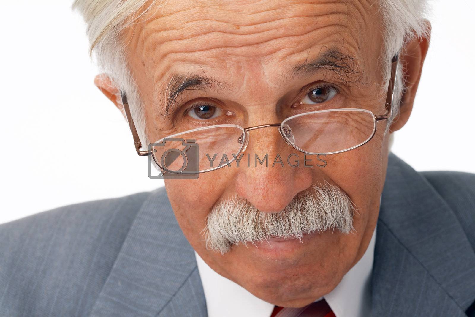 Royalty free image of Close-up Of Elder Businessman. by romanshyshak