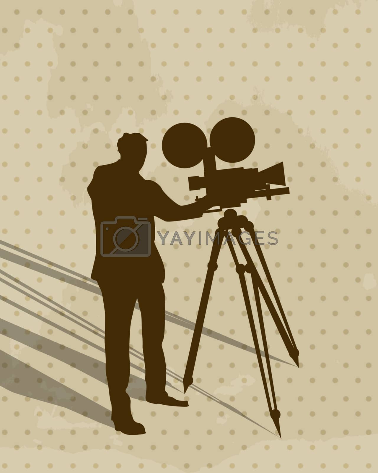 Royalty free image of Camera man by Lirch