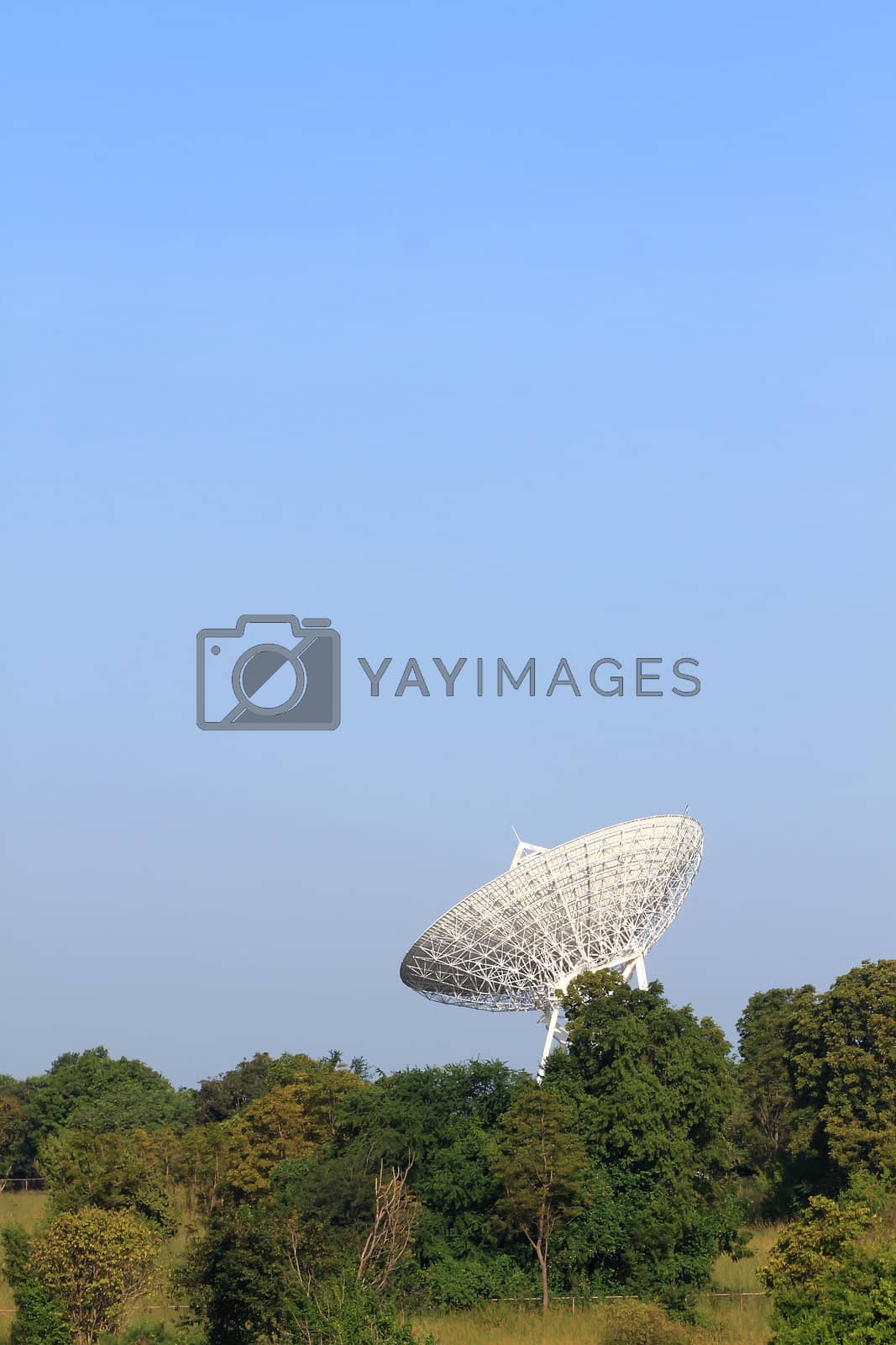 Royalty free image of Satellite dish very Large by rufous