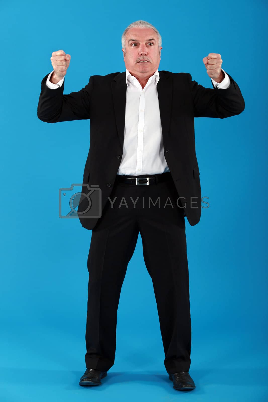 Royalty free image of Angry Senior man by phovoir