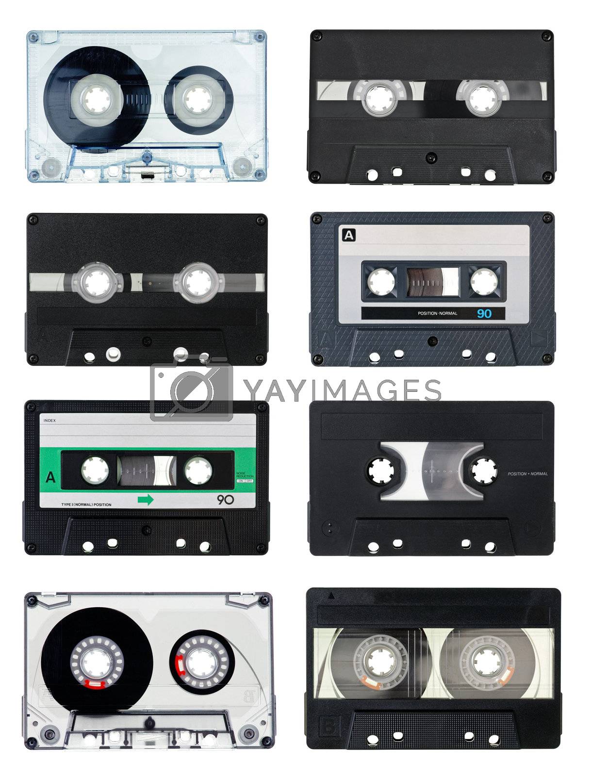 Royalty free image of Compact Cassettes by naumoid