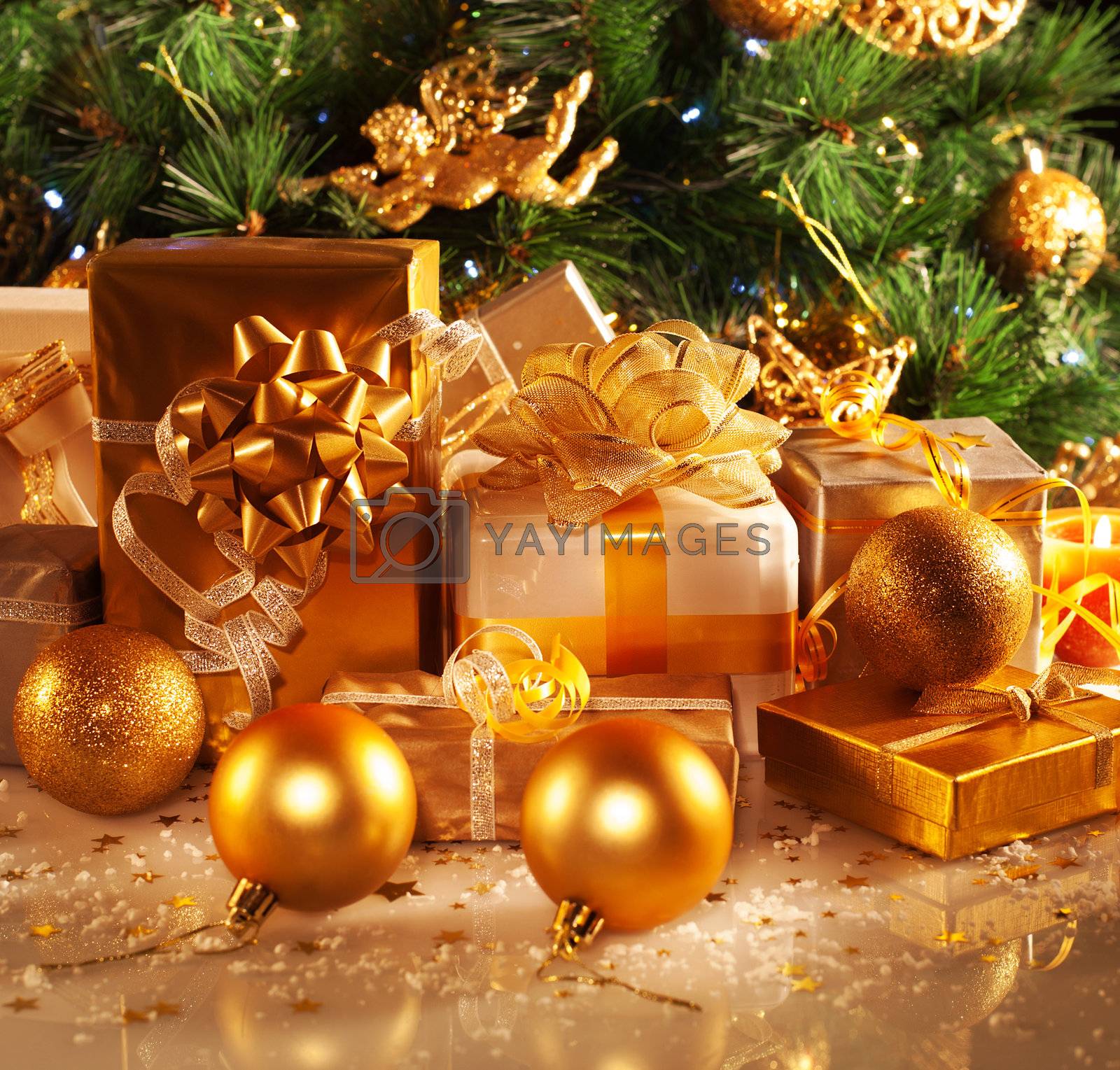 Royalty free image of New Year gifts by Anna_Omelchenko