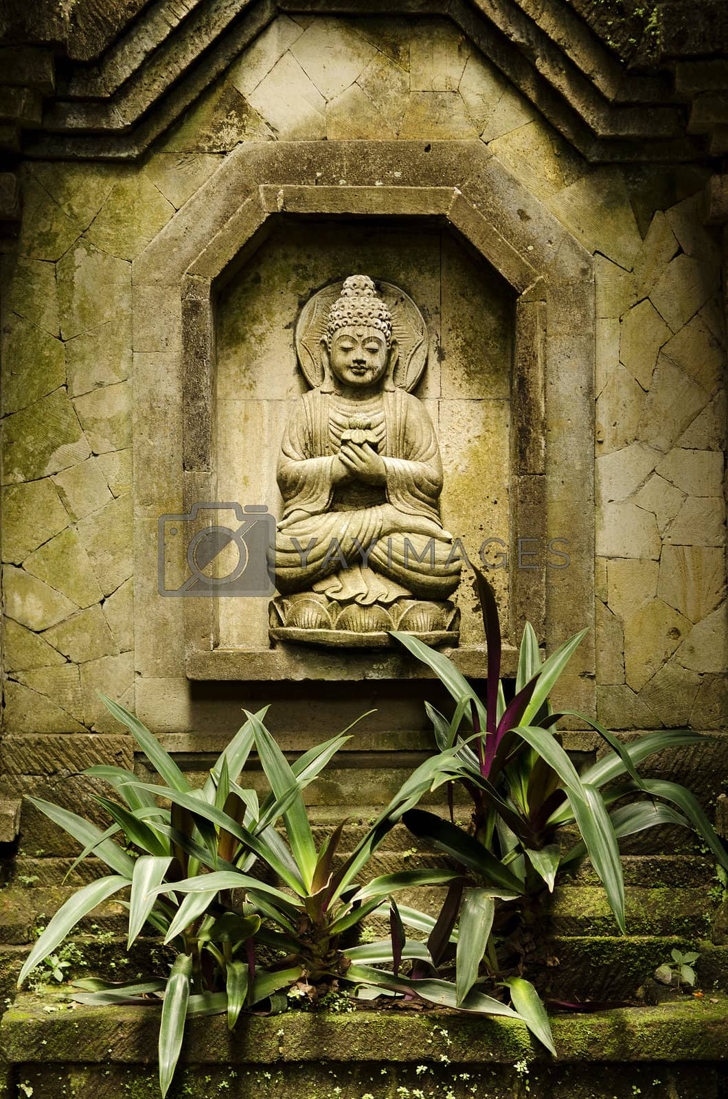 Royalty free image of buddha image in bali indonesia by jackmalipan