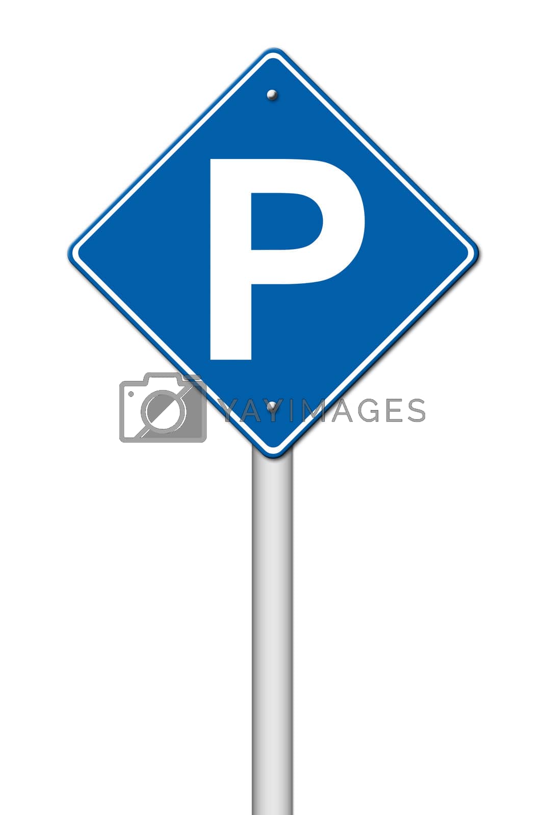 Royalty free image of Parking traffic sign by geargodz