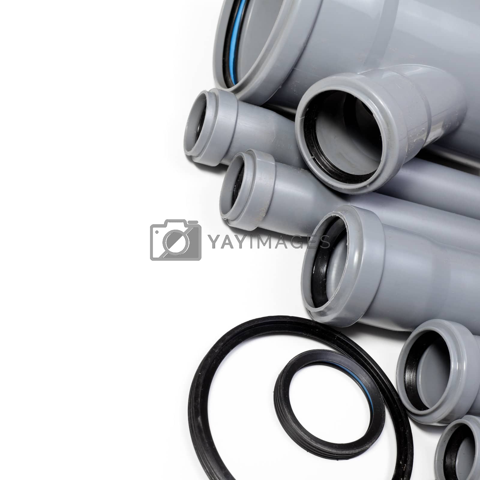 Royalty free image of Sewer pipes by naumoid