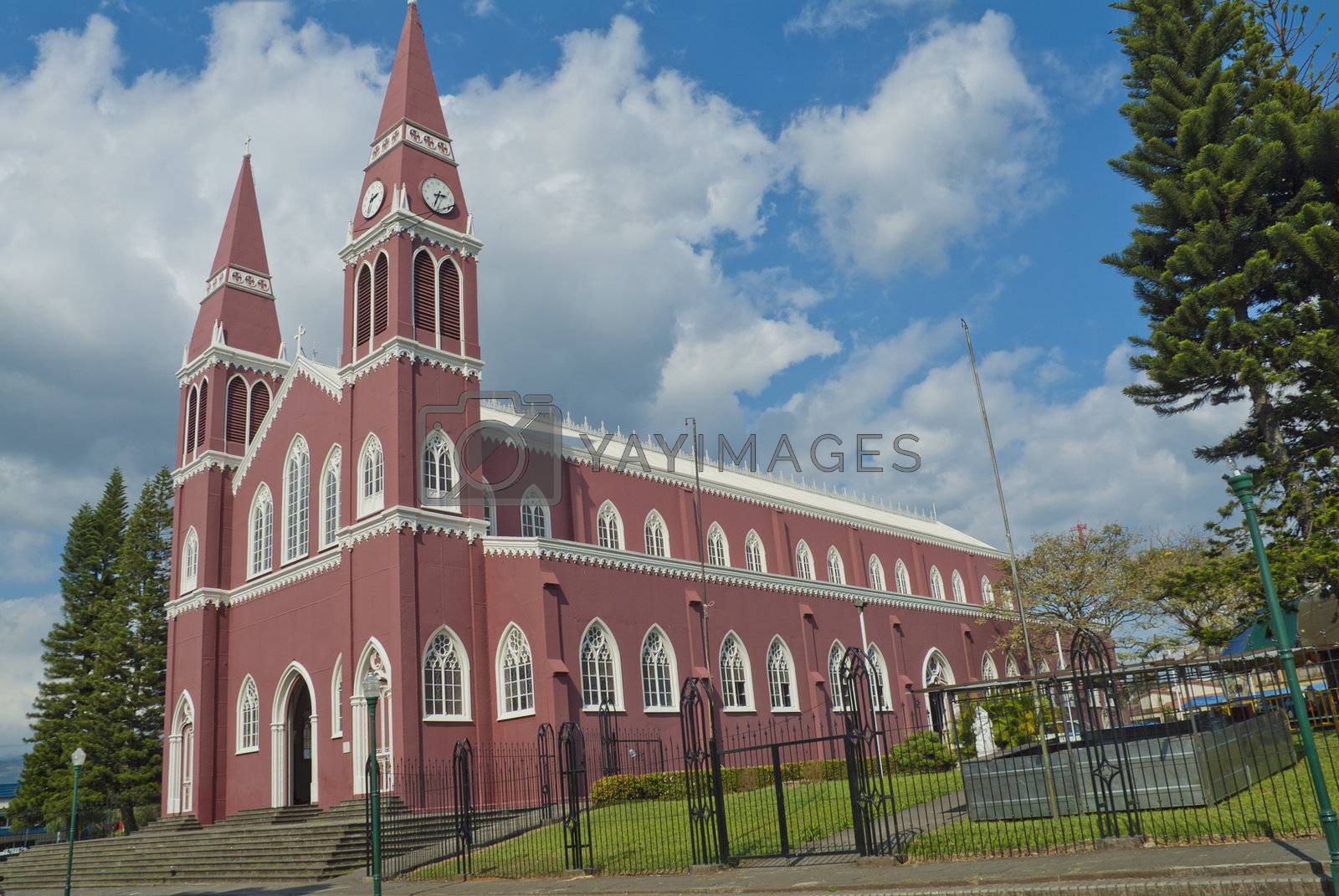 Royalty free image of Catholic Church in Grecia Costa Rica by billberryphotography