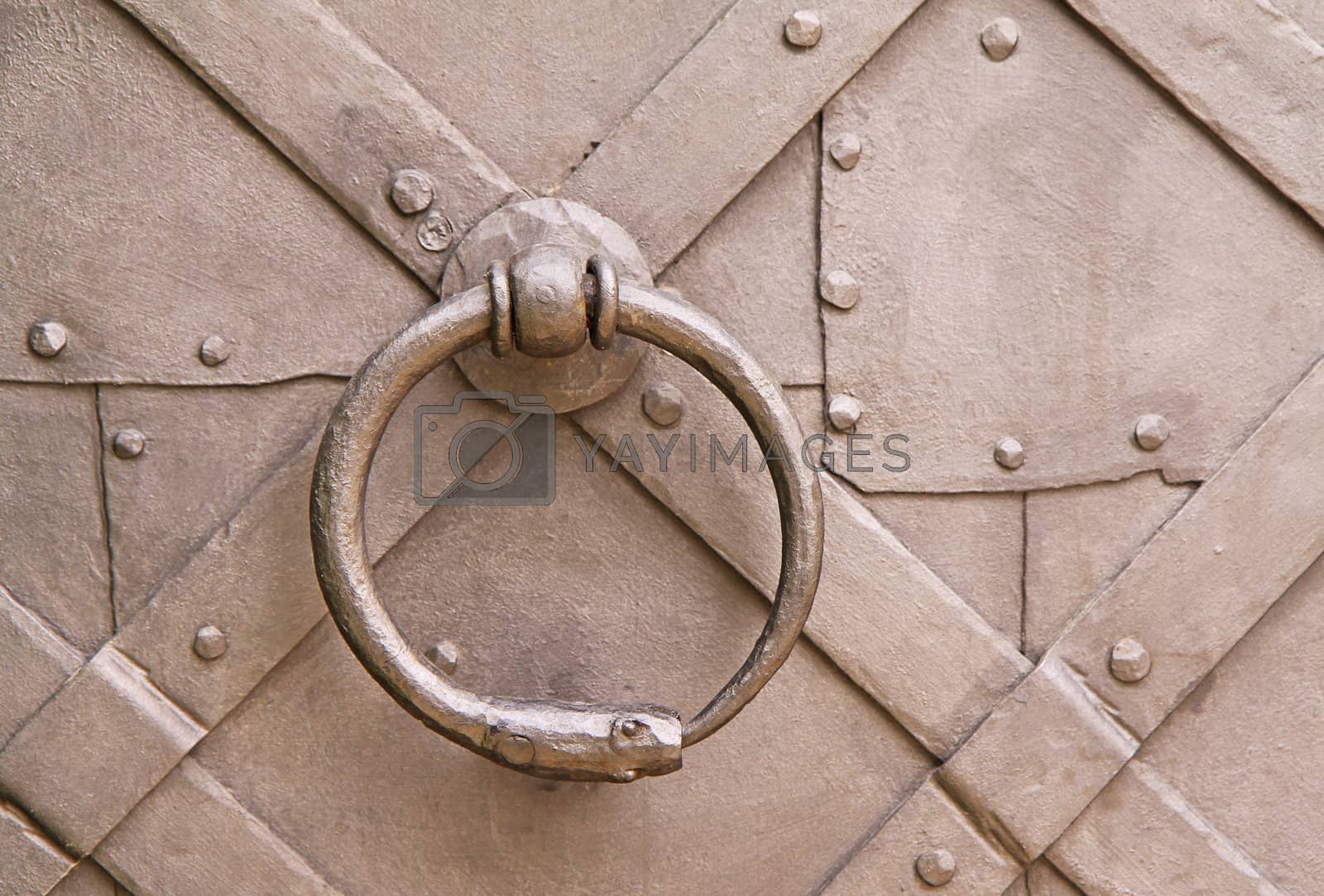 Royalty free image of Steel knocker by Gbuglok