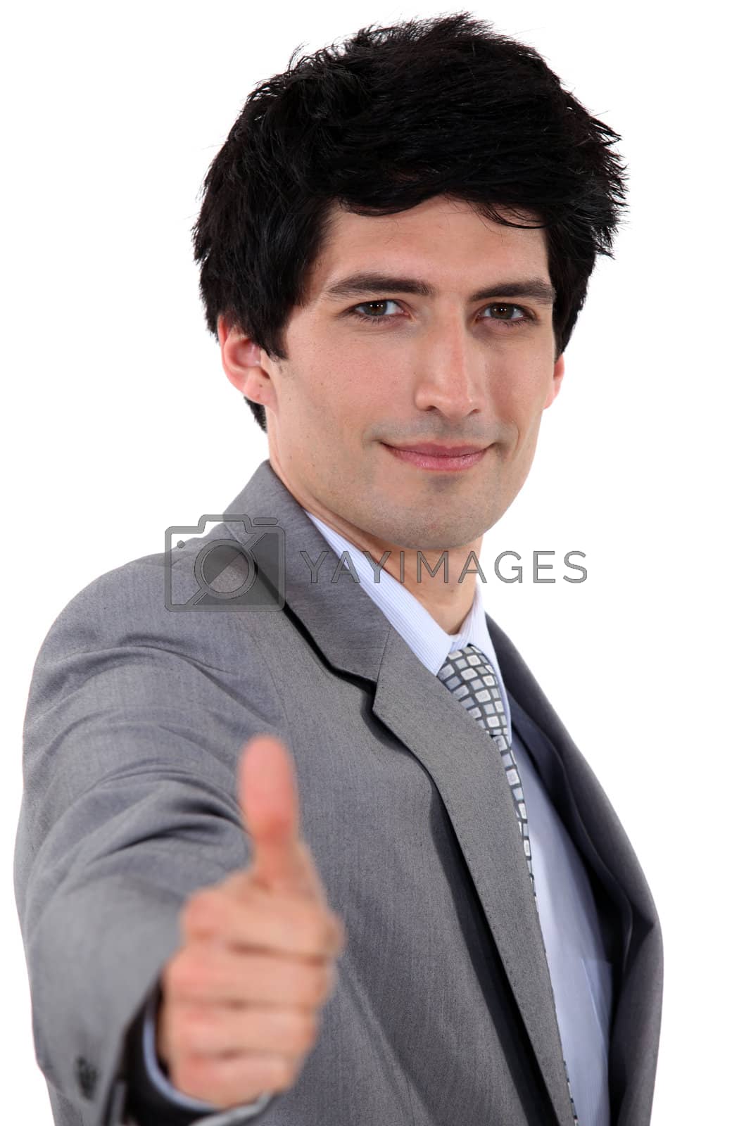 Royalty free image of Satisfied man by phovoir