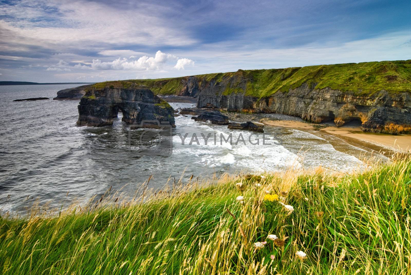 Royalty free image of Cliffs in Ireland by rafalstachura