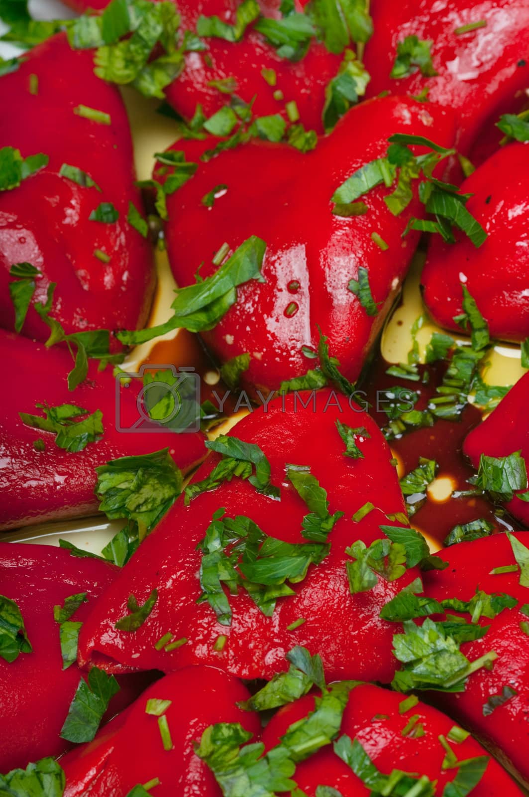 Royalty free image of Stuffed Roasted Peppers by BVDC