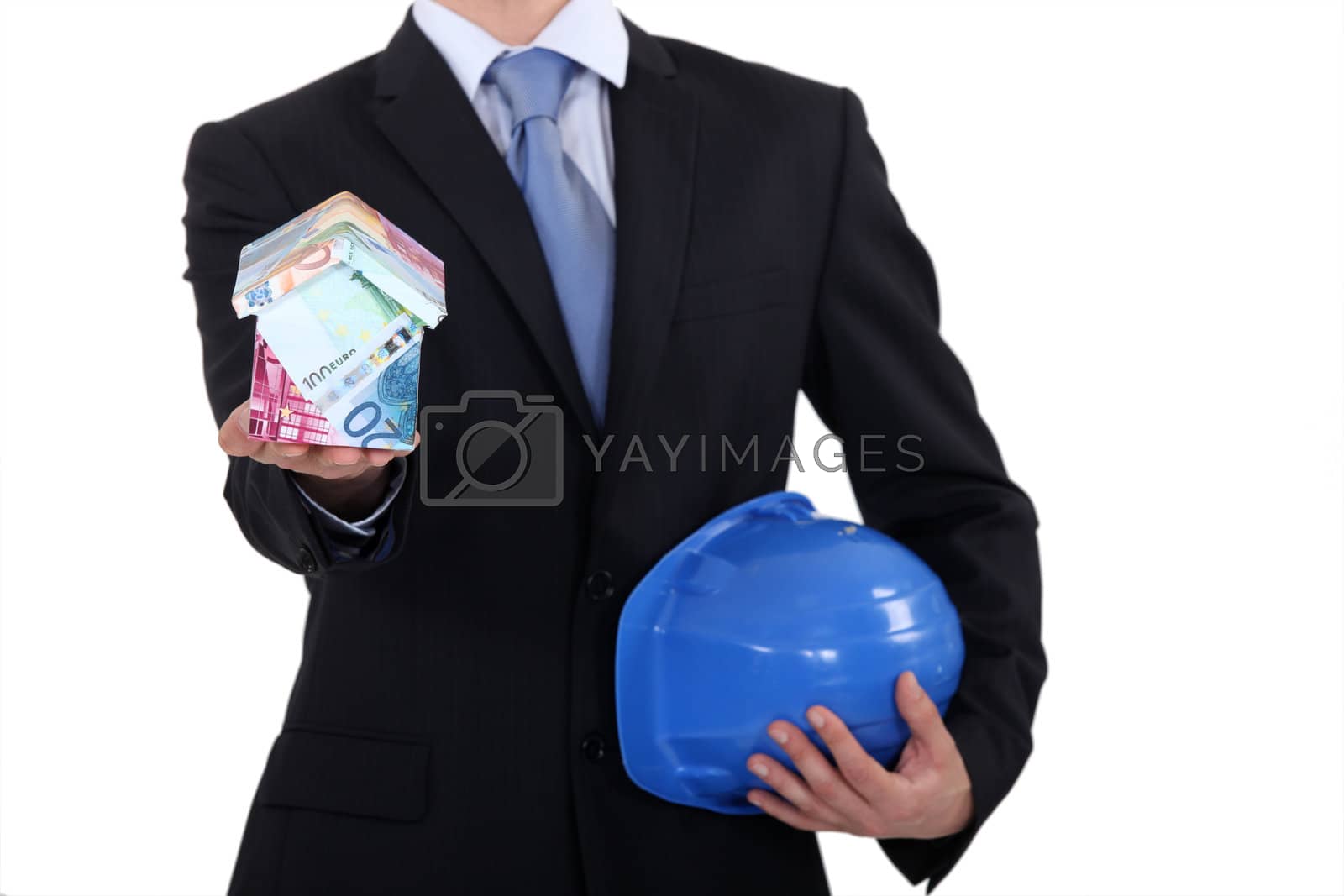 Royalty free image of The construction industry is on the rise by phovoir