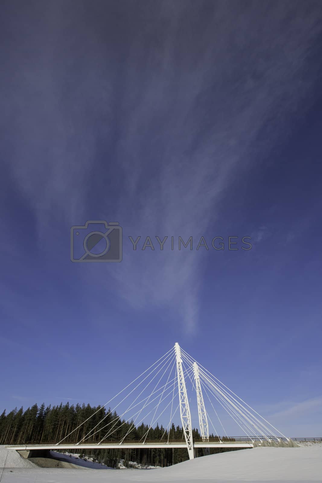 Royalty free image of Kolomoen Bridge, Norway by Milert