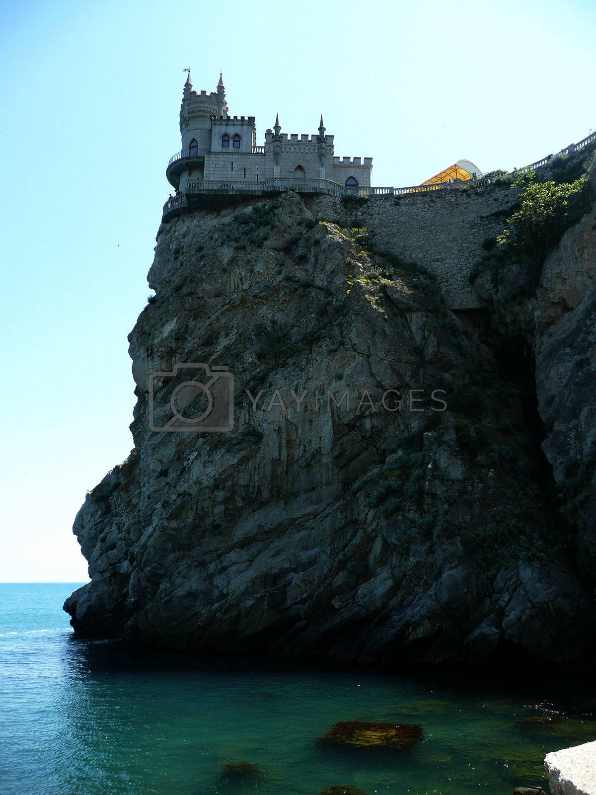 Royalty free image of Swallow's Nest, Scenic Castle over the Black Sea, Yalta, Crimea, by marcorubino