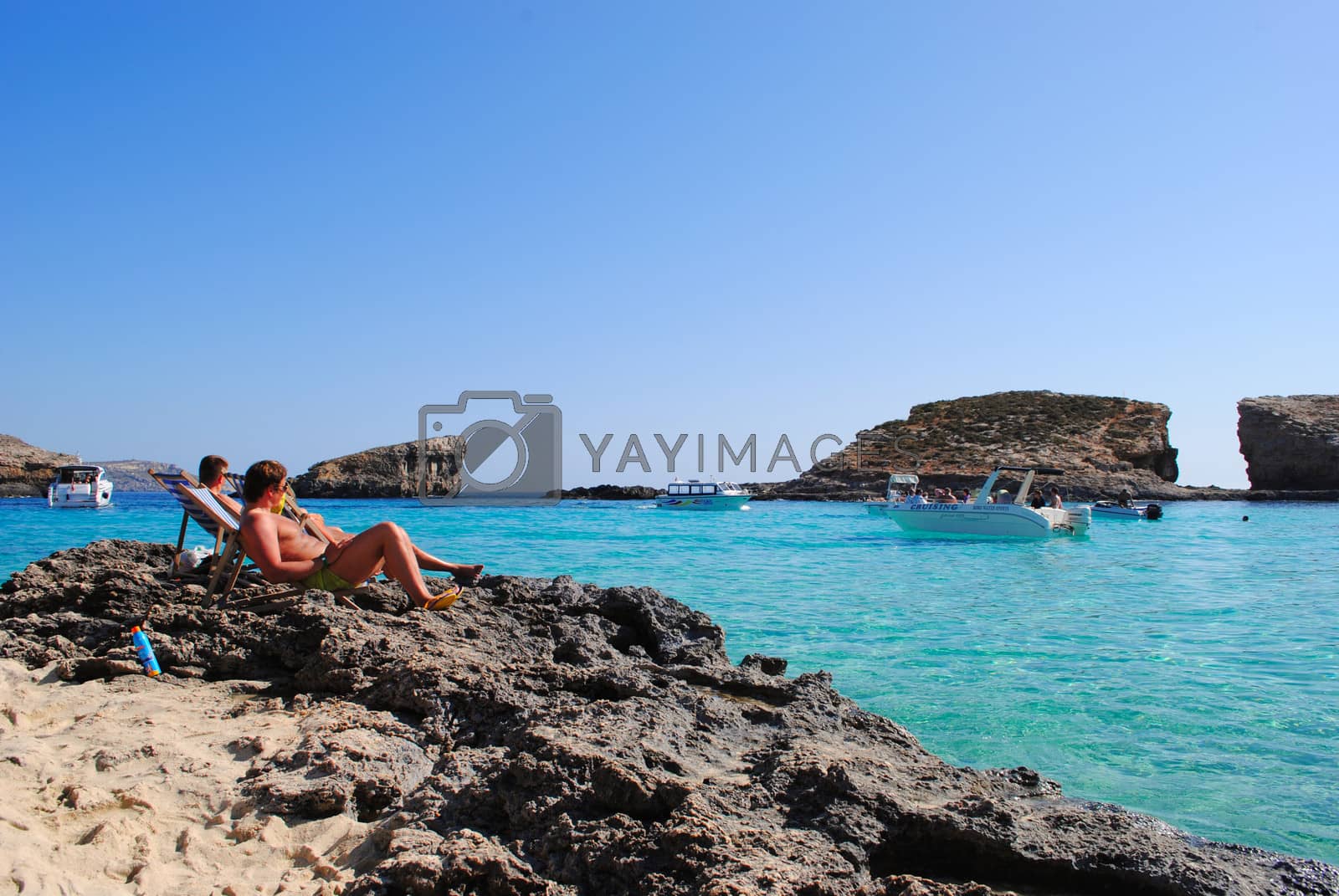 Royalty free image of Blue Lagoon, Malta by Brage