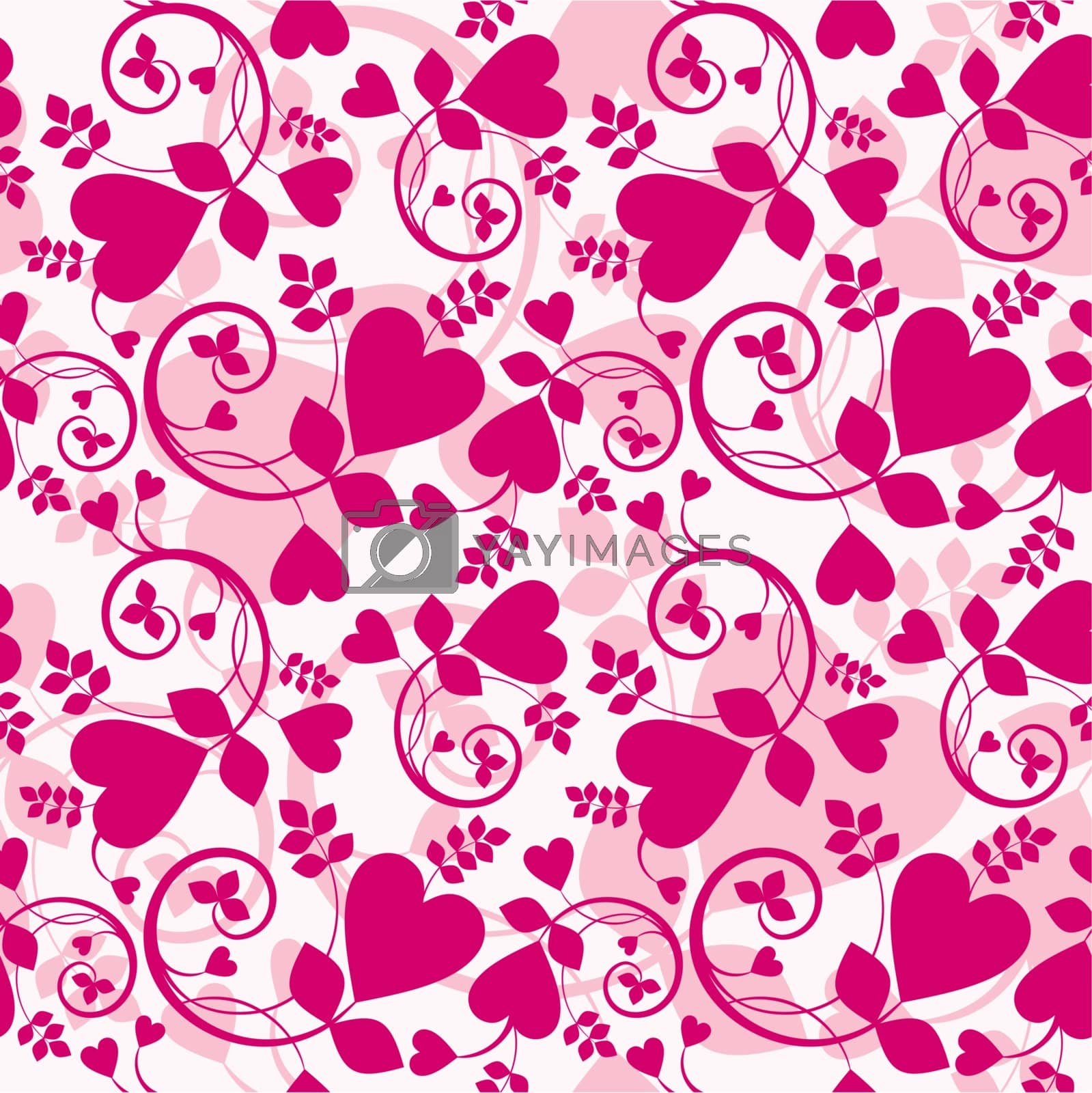 Royalty free image of heart wallpaper by SanyaL