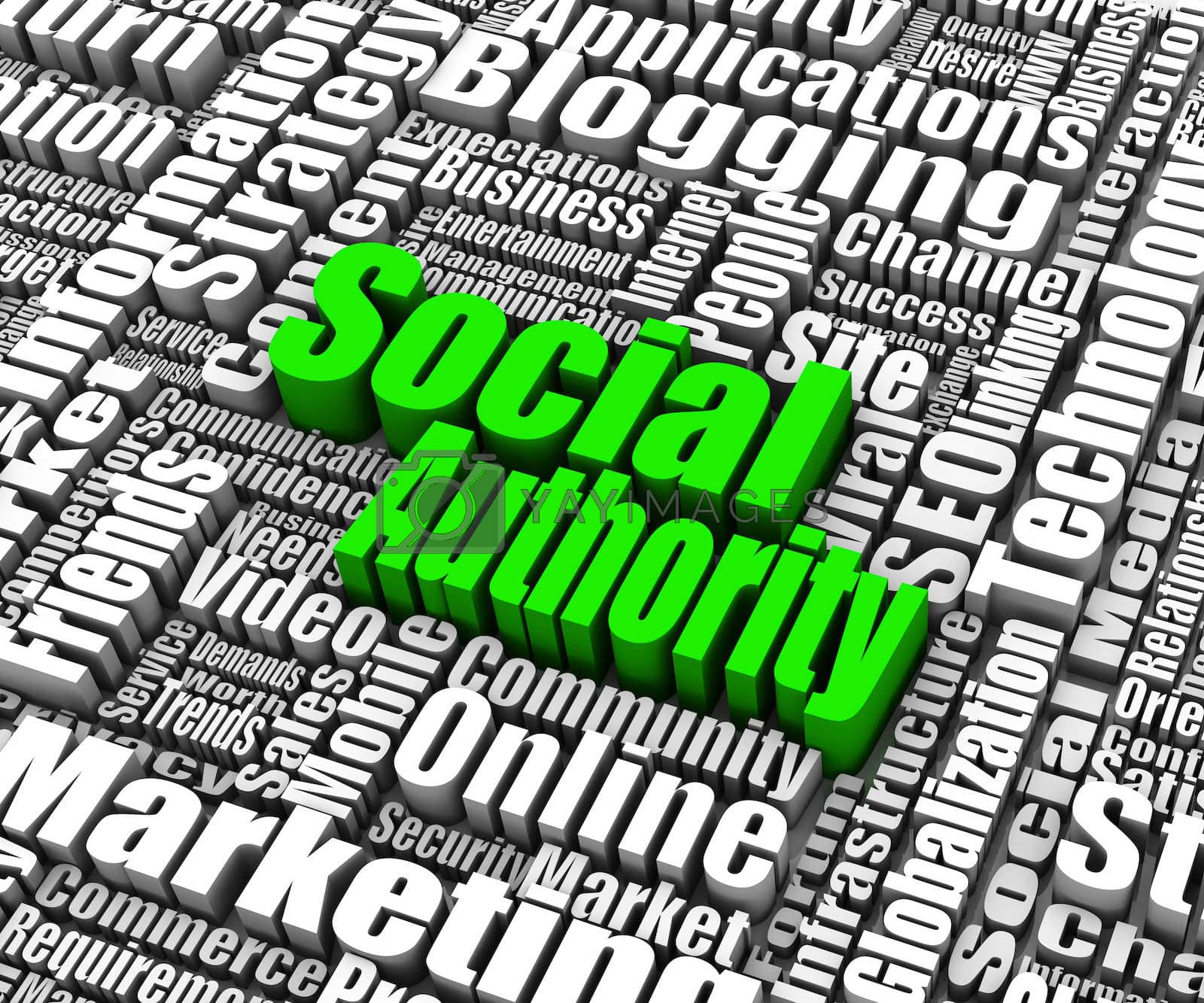 Royalty free image of Social Authority by OutStyle