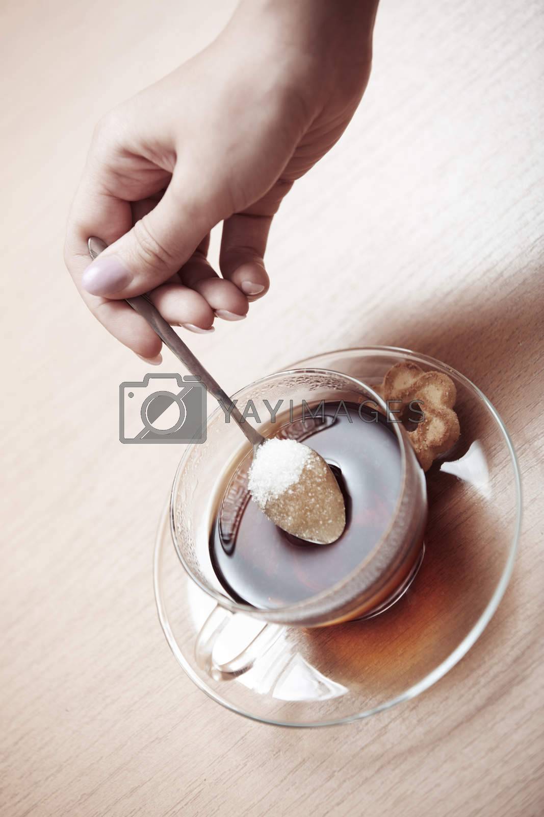 Royalty free image of Tea preparation by Novic