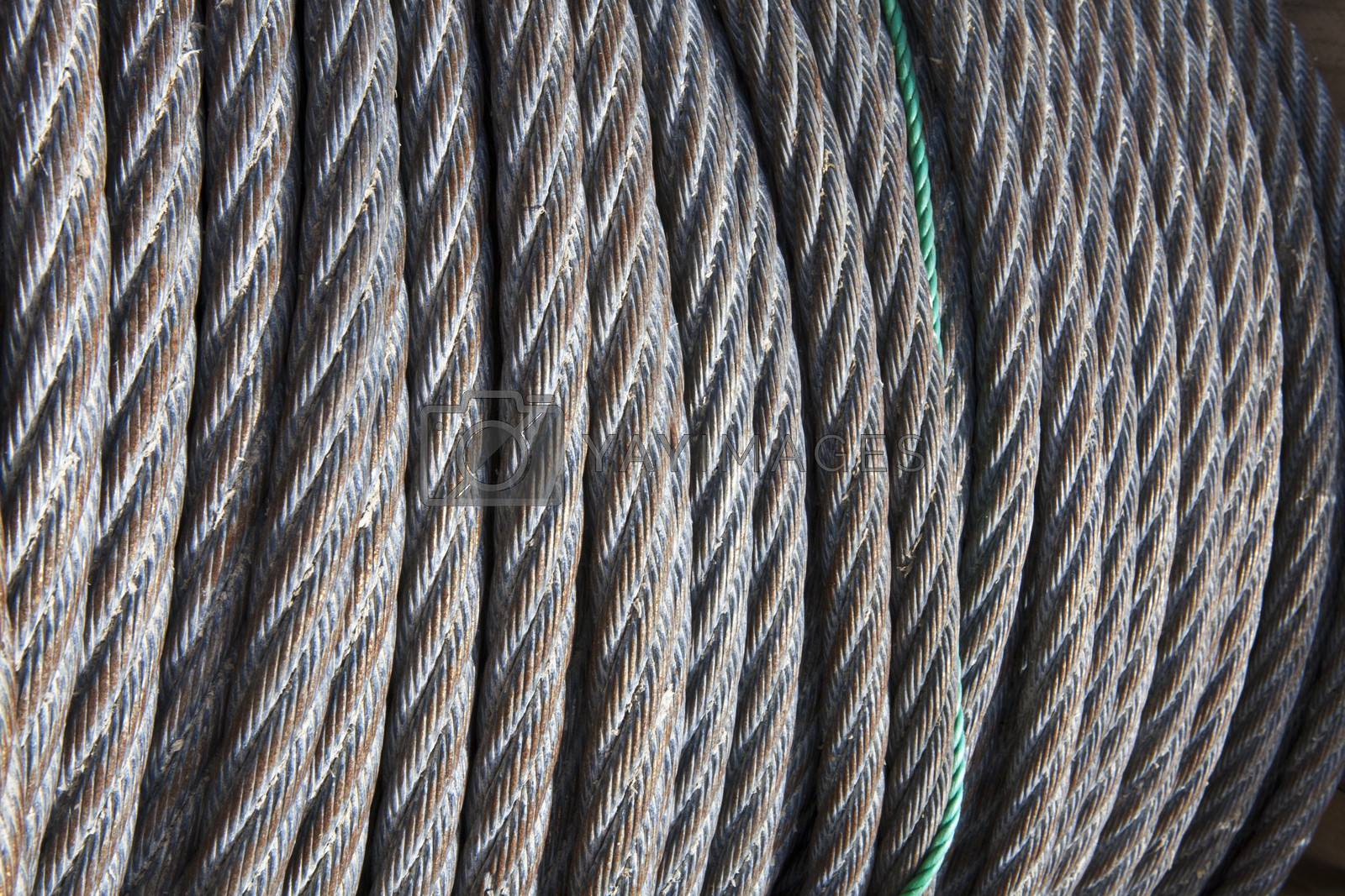 Royalty free image of Steel Cable by ayzek